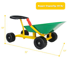 Load image into Gallery viewer, Gymax 8'' Kids Ride-on Sand Dumper Front Tipping Heavy Duty 4 Wheels Sand Toy Gift
