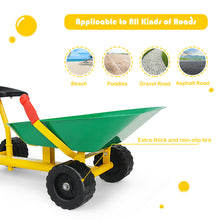 Load image into Gallery viewer, Gymax 8'' Kids Ride-on Sand Dumper Front Tipping Heavy Duty 4 Wheels Sand Toy Gift