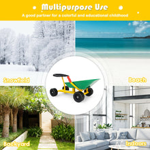 Load image into Gallery viewer, Gymax 8'' Kids Ride-on Sand Dumper Front Tipping Heavy Duty 4 Wheels Sand Toy Gift