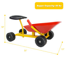 Load image into Gallery viewer, Gymax 8'' Heavy Duty Kids Ride-on Sand Dumper Front Tipping w 4 Wheels Sand Toy Gift