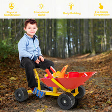 Load image into Gallery viewer, Gymax 8'' Heavy Duty Kids Ride-on Sand Dumper Front Tipping w 4 Wheels Sand Toy Gift