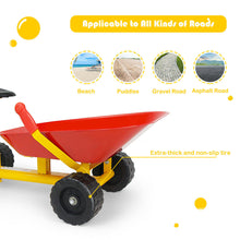 Load image into Gallery viewer, Gymax 8'' Heavy Duty Kids Ride-on Sand Dumper Front Tipping w 4 Wheels Sand Toy Gift
