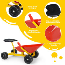 Load image into Gallery viewer, Gymax 8'' Heavy Duty Kids Ride-on Sand Dumper Front Tipping w 4 Wheels Sand Toy Gift