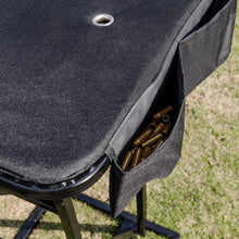 Load image into Gallery viewer, Gymax Folding Shooting Bench Seat with Adjustable Table Gun Rest Height Adjustable