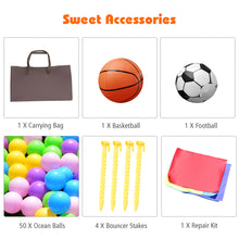 Load image into Gallery viewer, Gymax Inflatable Kids Bounce House Castle Bouncer Slide Without Blower