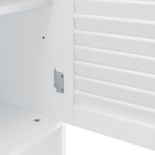 Load image into Gallery viewer, Gymax Bathroom Space Saver Over The Toilet Shelved Storage Cabinet Organizer White
