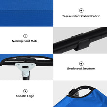 Load image into Gallery viewer, Gymax Folding Camping Bed Outdoor Military Cot Sleeping Blue