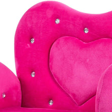 Load image into Gallery viewer, Gymax Rose Kids Sofa Armrest Chair Couch Soft Velvet Toddler Children's Furniture