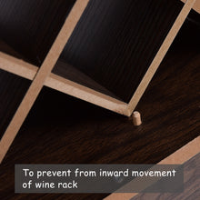 Load image into Gallery viewer, Gymax Wall Mount Wine Rack Organizer With Glass Holder & Storage Shelf Home Decor