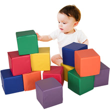 Load image into Gallery viewer, Gymax 24-Piece 8'' PU Foam Big Building Blocks Colorful Soft Blocks Play Set For Kids