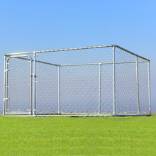 Load image into Gallery viewer, Gymax Large Pet Dog Run House Kennel Shade Cage 7.5' x7.5' Roof Cover Backyard Playpen