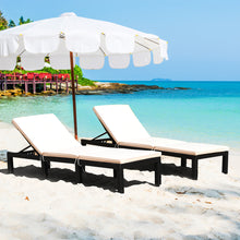 Load image into Gallery viewer, Gymax Patio Cushioned Rattan Lounge Chair Chaise Couch w/ Adjustable Height Outdoor