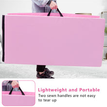 Load image into Gallery viewer, Gymax 4'x8'x2'' Gymnastics Mat Thick Folding Panel Aerobics Exercise Gym Fitness Pink