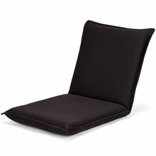 Load image into Gallery viewer, Gymax Adjustable 6-Position Floor Chair Folding Lazy Man Sofa Chair Multiangle Coffee