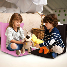 Load image into Gallery viewer, Gymax Adjustable 6-Position Floor Chair Folding Lazy Man Sofa Chair Multiangle Coffee