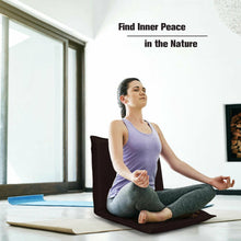 Load image into Gallery viewer, Gymax Adjustable 6-Position Floor Chair Folding Lazy Man Sofa Chair Multiangle Coffee
