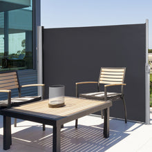 Load image into Gallery viewer, Gymax 118.5''x 63'' H Patio Retractable Folding Side Awning Screen Privacy Divider