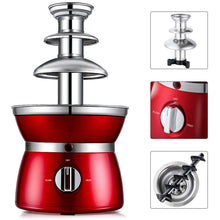Load image into Gallery viewer, Gymax 3 Tiers Chocolate Fondue Fountain Stainless Steel Heated Home Household Party