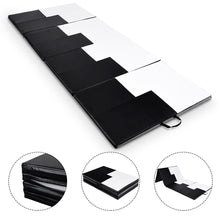 Load image into Gallery viewer, Gymax 4'x10'x2'' Gymnastics Mat Folding Portable Exercise Aerobics Exercise Gym Fitness