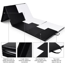 Load image into Gallery viewer, Gymax 4'x10'x2'' Gymnastics Mat Folding Portable Exercise Aerobics Exercise Gym Fitness