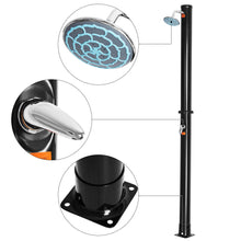 Load image into Gallery viewer, Gymax 7.2 FT Solar Heated Shower Spa Poolside Beach Hot/Cold Base 5.5 Gallon Outdoor