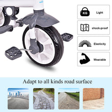 Load image into Gallery viewer, Gymax Blue Baby Stroller Tricycle Detachable Learning Toy Bike