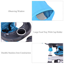 Load image into Gallery viewer, Gymax Blue Baby Stroller Tricycle Detachable Learning Toy Bike