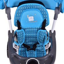 Load image into Gallery viewer, Gymax Blue Baby Stroller Tricycle Detachable Learning Toy Bike