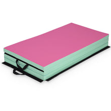 Load image into Gallery viewer, Gymax 4'x6'x2'' Portable Tri-fold PU Gymnastic Mat Exercise Aerobics Gym Fitness