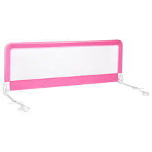 Load image into Gallery viewer, Gymax 59'' Breathable Baby Children Toddlers Bed Rail Guard Safety Swing Down Pink
