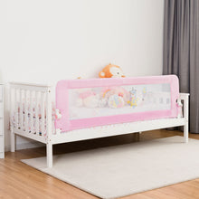 Load image into Gallery viewer, Gymax 69'' Breathable Baby Children Toddlers Bed Rail Guard Safety Swing Down Pink