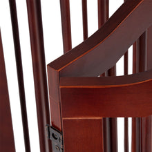 Load image into Gallery viewer, Gymax 36'' 4 Panel Folding Freestanding Wood Pet Dog Safety Gate Z Shape Fence Doorway