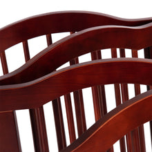 Load image into Gallery viewer, Gymax 36'' 4 Panel Folding Freestanding Wood Pet Dog Safety Gate Z Shape Fence Doorway