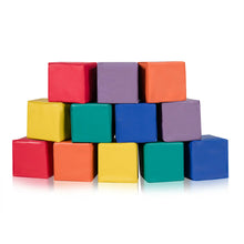 Load image into Gallery viewer, Gymax 12-Piece 5.5'' Soft Foam Building Blocks Colorful Soft Play Set Gift For Toddlers