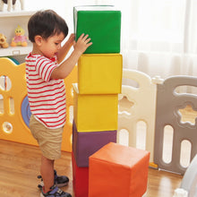 Load image into Gallery viewer, Gymax 12-Piece 5.5'' Soft Foam Building Blocks Colorful Soft Play Set Gift For Toddlers