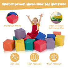 Load image into Gallery viewer, Gymax 12-Piece 5.5'' Soft Foam Building Blocks Colorful Soft Play Set Gift For Toddlers