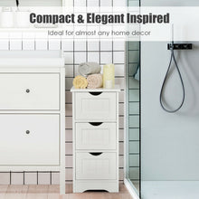 Load image into Gallery viewer, Gymax Bathroom Floor Cabinet Wooden Free Standing Storage Side Organizer W/3 Drawers