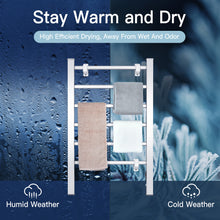 Load image into Gallery viewer, Gymax Freestanding Wall Mounted Electric Towel Rail Rack Bathroom Warmer Heated