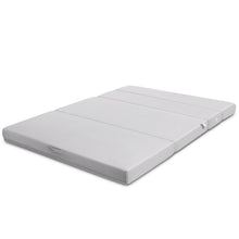 Load image into Gallery viewer, Gymax 4'' Queen Size Foam Folding Mattress Sofa Bed Guests Floor Mat Carrying Handles