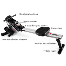 Load image into Gallery viewer, Gymax Folding Magnetic Rowing Machine Rower Exercise Cardio Adjustable Resistance