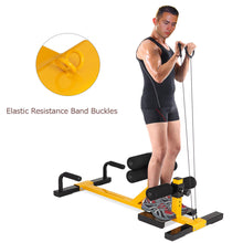 Load image into Gallery viewer, Gymax 3-in-1 Sissy Squat Push Up Ab Workout Home Gym Sit Up Machine Height Adjustable