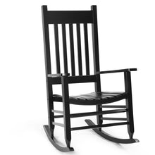 Load image into Gallery viewer, Gymax Solid Wood Rocking Chair Porch Rocker Indoor Outdoor Deck Patio Backyard
