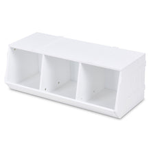 Load image into Gallery viewer, Gymax 2 Set Kids Toy Box Storage Cabinet Flexible Stackable Bookshelf Rack Organizer