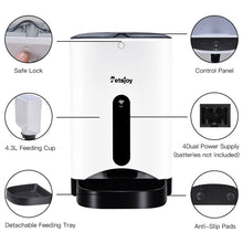 Load image into Gallery viewer, Gymax Automatic Pet Feeder Smart Cat Dog Food Dispenser Remote Control APP Timer
