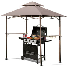 Load image into Gallery viewer, Gymax 8'X5' Outdoor Barbecue Grill Gazebo Canopy Tent Patio BBQ Shelter W/Air Vent