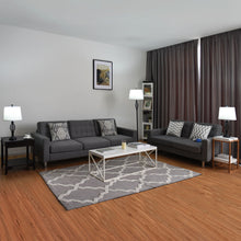 Load image into Gallery viewer, Gymax 3-Piece Lamp Set 2 Table Lamps 1 Floor Lamp Fabric Shades Living Room Bedroom