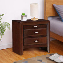 Load image into Gallery viewer, Gymax 3 Drawers Nightstand End Beside Table Sofa Side Modern Storage Bedroom Furniture