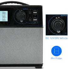 Load image into Gallery viewer, Gymax 400Wh Portable Solar Power Generator Supply Energy Storage 4*USB/2AC&DC Inverter