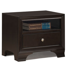Load image into Gallery viewer, Gymax Vintage Nightstand Solid Wood Sofa Side End Table W/ USB Port & Drawer Brown