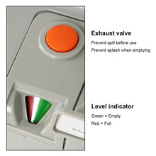 Load image into Gallery viewer, Gymax 5.3 Gallon Portable Travel Toilet Outdoor Camping Toilet w/ Piston Pump Flush